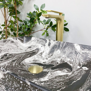 Умывальник VBI RAVENNA LABRADORITE GLOSSY накладной VBI-011212 фото