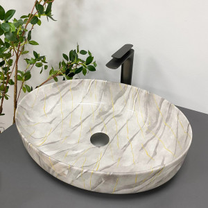 Умывальник VBI BITONTO M WHITE накладной подвесной VBI-015701 фото