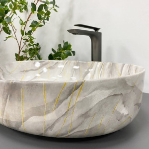 Умывальник VBI BITONTO M WHITE накладной подвесной VBI-015701 фото