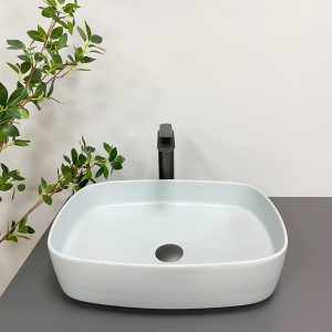 Умывальник VBI ATRANI SMOKE BLUE накладной VBI-013602 фото