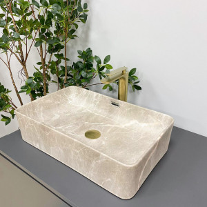 Умывальник VBI LECCE L WHITE накладной подвесной VBI-015604 фото