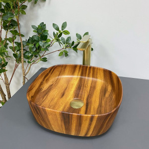 Умывальник VBI AREZZO WOOD MATT накладной VBI-013205 фото