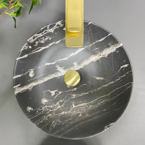 Умывальник VBI MATERA BLACK MATT напольный VBI-019007 фото