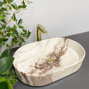 Умывальник VBI VERONA 60 ONYX GLOSSY накладной VBI-011322 фото