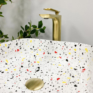 Умывальник VBI BITONTO S WHITE накладной подвесной VBI-015702 фото