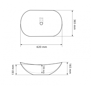 Умывальник VBI AMALFI BLACK ONYX MATT накладной VBI-013403 фото