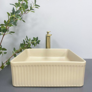 Умывальник VBI BOLZANO BEIGE MATT накладной VBI-013802 фото