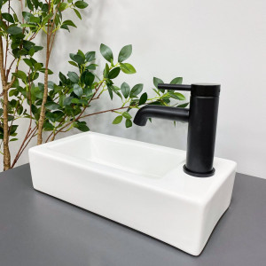 Умывальник VBI TURIN MARBLE BLACK GLOSSY накладной VBI-011505 фото