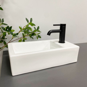 Умывальник VBI LECCE L WHITE накладной подвесной VBI-015604 фото