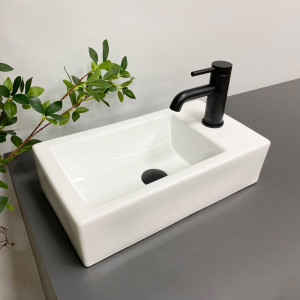 Умывальник VBI LECCE L WHITE накладной подвесной VBI-015604 фото