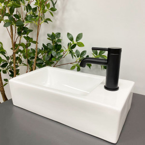 Умывальник VBI LECCE L WHITE накладной подвесной VBI-015604 фото