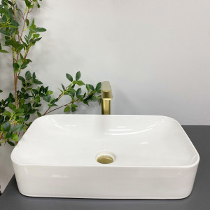 Умывальник VBI TERAMO WHITE накладной подвесной VBI-014701 фото