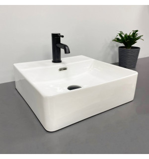 Умывальник VBI BITONTO S WHITE накладной подвесной VBI-015702 фото