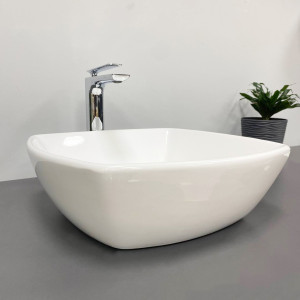 Умывальник VBI KOMO L WHITE накладной подвесной VBI-015602 фото