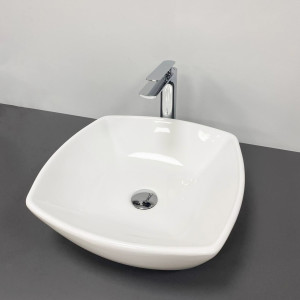 Умывальник VBI KOMO L WHITE накладной подвесной VBI-015602 фото