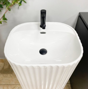 Умывальник VBI TARSIA WHITE напольный VBI-019008 фото