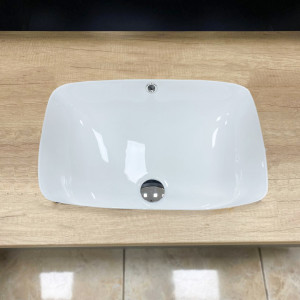 Умывальник VBI BARI S WHITE GOLD EDGE накладной VBI-011605 фото