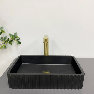 Умывальник VBI FLORENTIA BLACK MATT накладной VBI-015001 фото