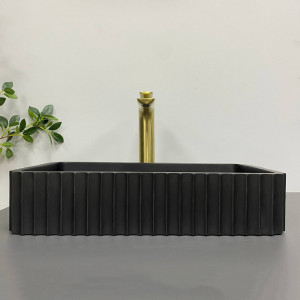 Умывальник VBI FLORENTIA BLACK MATT накладной VBI-015001 фото