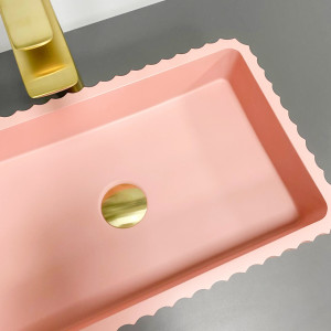 Умывальник VBI FLORENTIA BLACK MATT накладной VBI-015001 фото