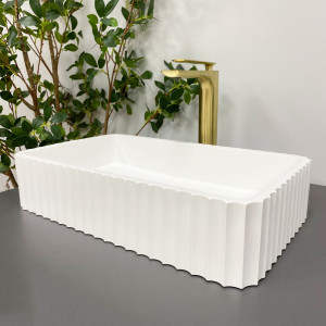 Умывальник VBI FLORENTIA WHITE MATT накладной VBI-015000 фото