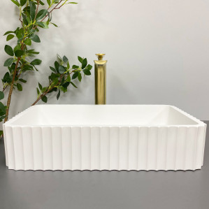 Умывальник VBI FLORENTIA WHITE MATT накладной VBI-015000 фото