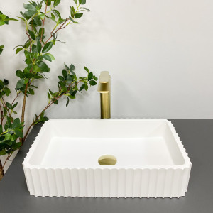 Умывальник VBI FLORENTIA WHITE MATT накладной VBI-015000 фото