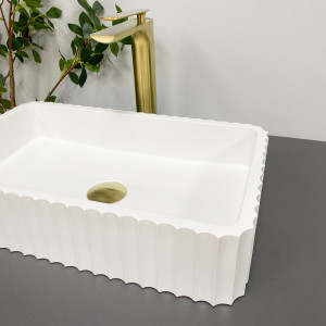 Умывальник VBI FLORENTIA WHITE MATT накладной VBI-015000 фото