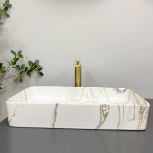 Умывальник VBI TRIEST STAINS MATT накладной VBI-012705 фото