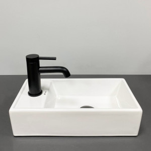 Умывальник VBI LAGO R WHITE накладной подвесной VBI-015610 фото