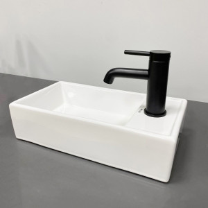 Умывальник VBI LAGO L WHITE накладной подвесной VBI-015611 фото