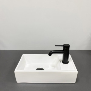 Умывальник VBI LAGO L WHITE накладной подвесной VBI-015611 фото