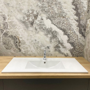 Умывальник VBI FERRARA 100 WHITE врезной VBI-018030 фото