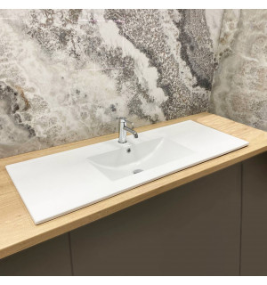 Умывальник VBI FERRARA 120 WHITE врезной VBI-018031 фото