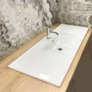 Умывальник VBI FERRARA 120 WHITE врезной VBI-018031 фото