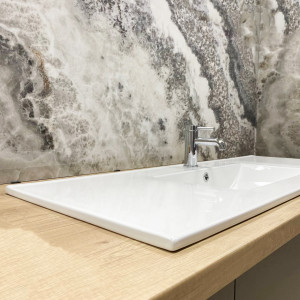 Умывальник VBI LAGO L WHITE накладной подвесной VBI-015611 фото