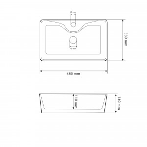 Умывальник VBI TRIEST TERAZZO GLOSSY накладной VBI-012706 фото