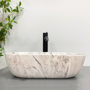 Умывальник VBI RAVENNA STONE MATT накладной VBI-011217 фото