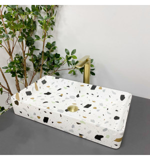 Умывальник VBI TRIEST TERAZZO GLOSSY накладной VBI-012706 фото