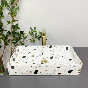 Умывальник VBI TRIEST TERAZZO GLOSSY накладной VBI-012706 фото