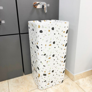 Умывальник VBI VALIANO MARBLE BLACK MATT накладной VBI-016101 фото