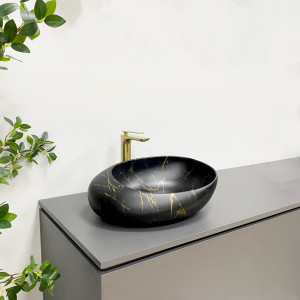 Умывальник VBI MODENA S TERAZZO GLOSSY накладной VBI-012004 фото