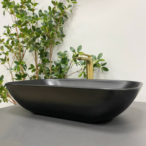 Умывальник VBI AVEZZANO BLACK MATT накладной VBI-014401 фото