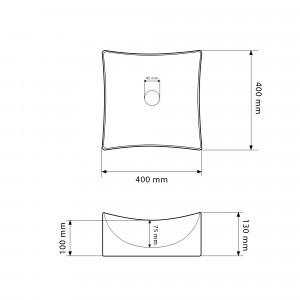 Умывальник VBI VIAREGGIO S WHITE накладной VBI-016200 фото