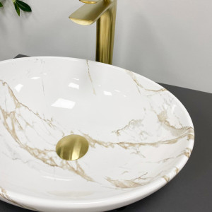 Умывальник VBI PARMA STAINS GLOSSY накладной VBI-011015 фото