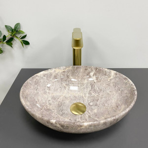 Умывальник VBI PARMA GREY STONE GLOSSY накладной VBI-011018 фото