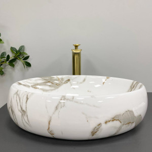 Умывальник VBI VENETO AIAX GLOSSY накладной VBI-012809 фото