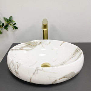 Умывальник VBI VIAREGGIO L WHITE накладной VBI-016203 фото