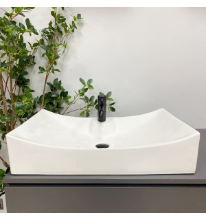 Умывальник VBI VIAREGGIO L WHITE накладной VBI-016203 фото