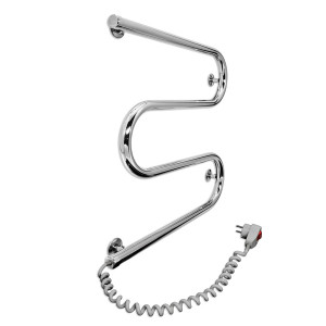 Электрический полотенцесушитель Laris Змеевик 25 РС3 500 х 500 Э подкл. слева